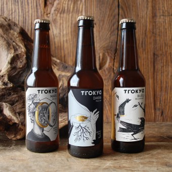 TROKYA BEER. Design, Traditional illustration, Br, ing, Identit, Arts, Crafts, Packaging, Pencil Drawing & Ink Illustration project by Pata Studio - 12.11.2021