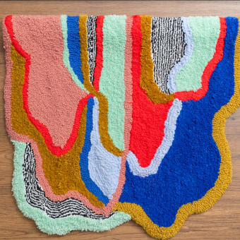 My project for course: Introduction to Tufting: Learn to Paint with Yarn. Un proyecto de Artesanía, Interiorismo, Tejido, Punch needle y Diseño textil de Trish Andersen - 13.04.2022