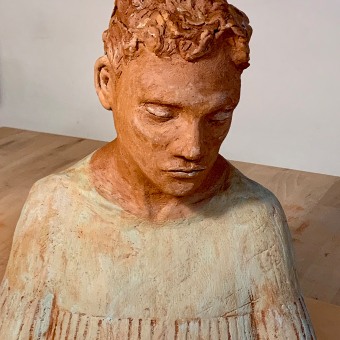 My project for course: Introduction to Clay Figurative Sculpture. Un proyecto de Bellas Artes y Escultura de christina - 30.05.2022