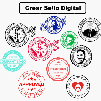 Crear Sello Digital. Un proyecto de Diseño gráfico y Diseño de logotipos de emilio_juan - 16.06.2022