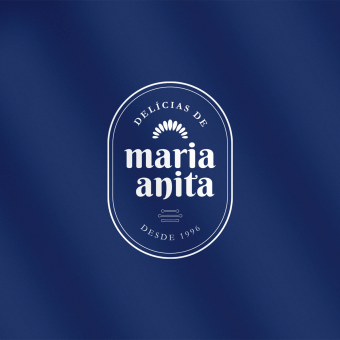 Delicias de Maria Anita. Un proyecto de Diseño, Br, ing e Identidad, Diseño de logotipos, Diseño digital y Diseño de papelería				 de Moabe Oliveira - 12.06.2021