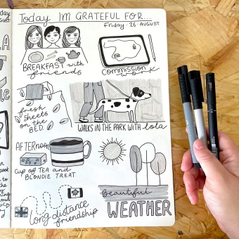 My project for course: Illustrated Life Journal: A Daily Mindful Practice. Fine Arts, Sketching, Creativit, Drawing, and Sketchbook project by Lucy Phillips - 08.31.2022