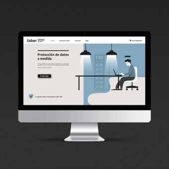 Cober | Naming and branding. Design, Traditional illustration, Br, ing, Identit, Naming, Stationer, and Design project by Alacuerno - 10.19.2022