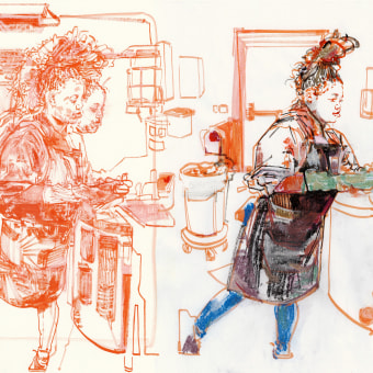 Expressive Drawing Collages #comingsoon. Un proyecto de Ilustración, Diseño de personajes, Bellas Artes, Cómic, Redes Sociales, Bocetado, Creatividad, Dibujo a lápiz, Dibujo, Dibujo de Retrato, Dibujo artístico, Instagram, Dibujo digital, Dibujo anatómico, Ilustración con tinta y Teoría del color de Graceina Samosir - 17.11.2022