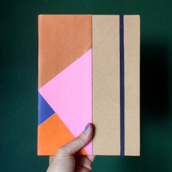 Fun Shapes: notebook A5. Un proyecto de Ilustración tradicional, Artesanía, Encuadernación, DIY y Sketchbook de Bárbara Carrizo - 10.12.2022