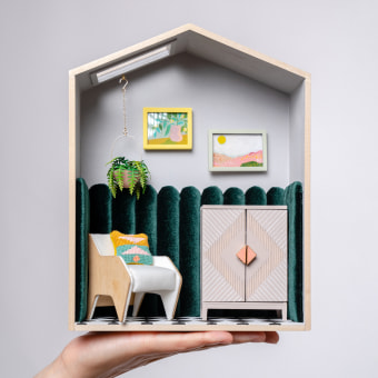 My project for course: DIY Miniature House & Furnishing for Beginners. Un proyecto de Artesanía, Diseño de juguetes y DIY de Wei ✦ Honey Thistle - 18.12.2022