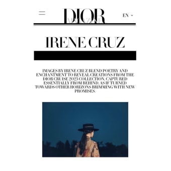 Dior - Cruise 23 Campaign by Irene Cruz. Un proyecto de Publicidad, Fotografía, Cine, Fotografía de moda, Realización audiovisual y Fotografía analógica de Irene Cruz - 20.11.2022