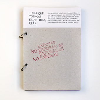 Exponer · No exponerse · Exponerse · No exponer / Publicación Modular. Design editorial projeto de Silvia Renda - 24.02.2023