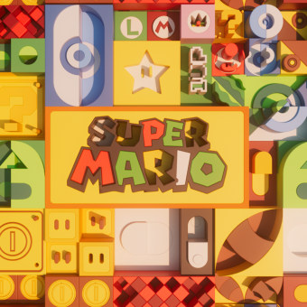 Super Mario ! . Un proyecto de Diseño, 3D, Animación 3D, Modelado 3D, Diseño 3D, Diseño digital y Teoría del color de suren636 - 15.03.2023