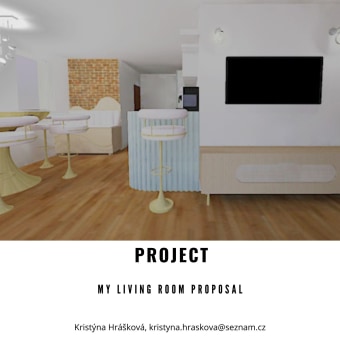 My project for course: House Design and Renovation Step by Step. Architecture, Interior Design, Decoration, and Spatial Design project by Kristýna Hrášková - 05.23.2023