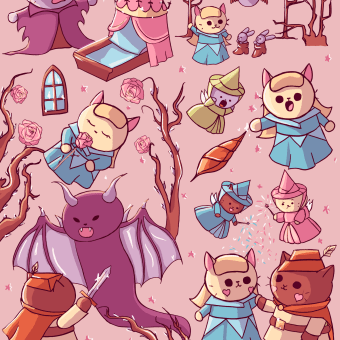 My project for course: Kawaii-Style Story Illustration. Illustration, Character Design, Digital Illustration, and Manga project by Ksenia Mukhina - 05.23.2023