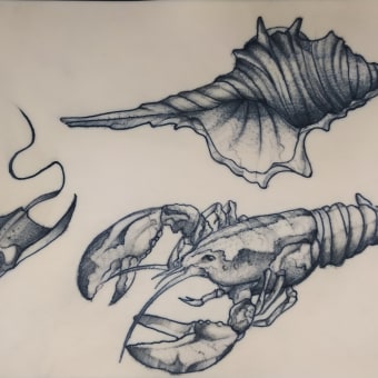 Mi proyecto del curso: Tatuaje para principiantes. Desenho de tatuagens projeto de sirpalomo - 20.06.2023