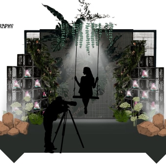 My project for course: Designing Immersive Art Installations for Events. Installations, DIY, Woodworking, and Spatial Design project by luccajoyb - 06.25.2023