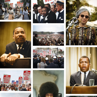 The Civil Rights Movement in Color: Unseen Histories Studio × Unsplash. Photograph, Education, Photograph, and Post-production project by Jordan J. Lloyd - 07.11.2023