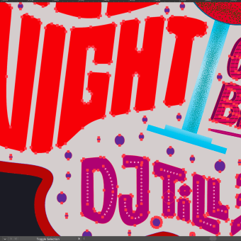 Party project. Traditional illustration, Motion Graphics, Br, ing, Identit, Graphic Design, Lettering, Logo Design, Digital Lettering, H, and Lettering project by Rick Redznak - 07.28.2023