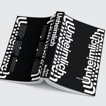Unheimlich. Design, Design editorial, e Design gráfico projeto de Mikhail Lychkovskiy - 26.12.2021