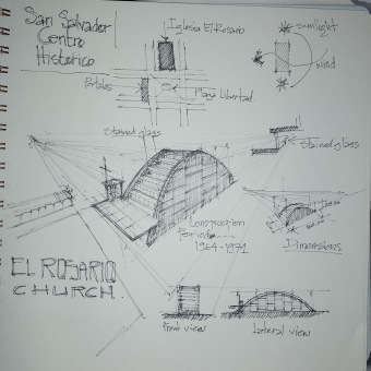 Mi proyecto del curso: Sketching para arquitectura: imagina con papel y pluma. Architecture, Sketching, Drawing, Architectural Illustration, Sketchbook, and Spatial Design project by Javier Hernández - 09.08.2023