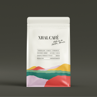 Xhal Café - Specialty Coffee and Coffee Shop. Design, Br, ing, Identit, Br, and Strateg project by Daniela Garza - 03.10.2022