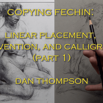 Copying Fechin: Linear Placement, Convention and Calligraphy (Part 1) with Dan Thompson on YouTube. Design, Traditional illustration, Advertising, 3D, Animation, Character Design, Arts, Crafts, Fine Arts, Graphic Design, Painting, Sculpture, Character Animation, 2D Animation, 3D Animation, Sketching, Pencil Drawing, Drawing, Watercolor Painting, Portfolio Development, Portrait Illustration, Portrait Drawing, Realistic Drawing, Artistic Drawing, Acr, lic Painting, Brush Painting, Oil Painting, Digital Drawing, Digital Painting, Sketchbook, Figure Drawing, Ink Illustration, Gouache Painting, Matte Painting, and Colored Pencil Drawing project by Dan Thompson - 03.24.2024