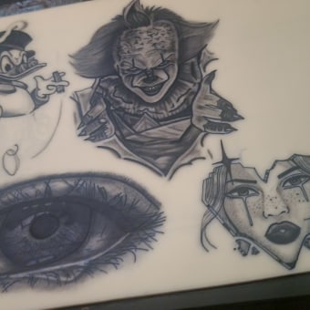Mi proyecto del curso: Tatuaje para principiantes. Un projet de Conception de tatouage de emagluff97 - 03.04.2024