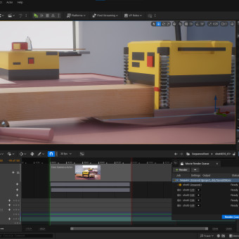 Mi proyecto del curso: Motion design con Unreal Engine 5. Motion Graphics, 3D, Animation, 3D Animation, and 3D Design project by mirshand - 03.30.2024