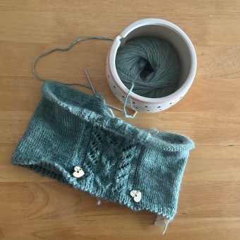 My project for course: The Secrets of Flat and Circular Knitting Ein Projekt aus dem Bereich Stricken und Textildesign von Ewelina Har - 08.04.2024