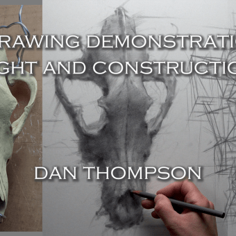 Dan Thompson - A Drawing Demonstration: Light and Construction (Part 1). Design, Traditional illustration, Character Design, Painting, Sculpture, Calligraph, Pencil Drawing, Drawing, Watercolor Painting, Portrait Drawing, Realistic Drawing, Artistic Drawing, Children's Illustration, Acr, lic Painting, Brush Painting, Oil Painting, Brush Pen Calligraph, Digital Drawing, Digital Painting, Figure Drawing, Gouache Painting, and Colored Pencil Drawing project by Dan Thompson - 04.09.2024