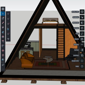 A-Frame Cabin. Un progetto di Interior design di temi_adigun - 15.04.2024
