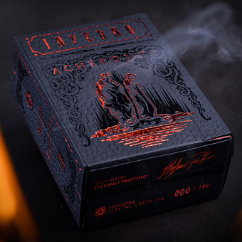Inferno Playing Cards - Custom Poker Size Deck. Un proyecto de Diseño, Packaging e Ilustración digital de ste_protino - 30.10.2017