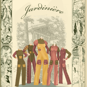 Jardinière. Un proyecto de Ilustración tradicional, Moda, Bocetado, Diseño de moda, Dibujo digital e Ilustración de moda					 de valentina_ramosm - 20.04.2024