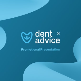Dentadvice Promotional Presentation Design. Un proyecto de Diseño de presentaciones						 de Yunus Emre Geren - 04.12.2023