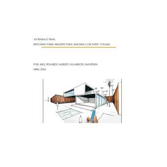 Mi proyecto del curso: Sketching para arquitectura: imagina con papel y pluma. Un proyecto de Diseño, Arquitectura, Bocetado, Dibujo, Ilustración arquitectónica, Sketchbook y Diseño de espacios de Eduardo Villarroel - 19.04.2024