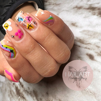 Mi proyecto del curso: Introducción al nail art. Design, Traditional illustration, Fashion, Painting, Pattern Design, Decorative Painting, Lifest, and le project by marianavillada2207 - 04.23.2024