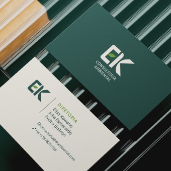 EK Consultoria Ambiental . Un proyecto de Diseño, Br, ing e Identidad, Diseño gráfico y Diseño de logotipos de Luan Costa - 23.04.2024