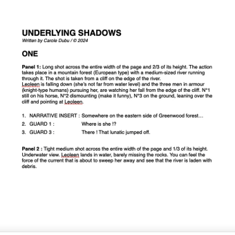 Underlying shadows. Un progetto di Fumetto, Stor, telling, Script, Narrativa, Scrittura di narrativa fiction e Scrittura creativa di annween - 23.04.2024