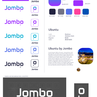 JOMBO. Br, ing e Identidade, Tipografia, e Design de logotipo projeto de Gemma Cachorro Gómez - 11.02.2020