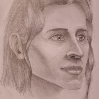 My project for course: Figure Drawing: The Human Head. Artes plásticas, Desenho a lápis, Desenho, Ilustração de retrato, Desenho de retrato, Desenho realista, e Desenho anatômico projeto de ian_loveridge - 26.04.2024