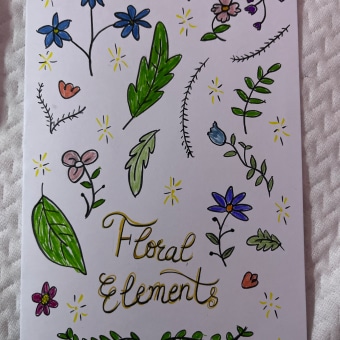 My project for course: Creative Doodling and Hand-Lettering for Beginners. Ilustração tradicional, Lettering, Desenho, H, e Lettering projeto de Orencia Weekes - 24.04.2024