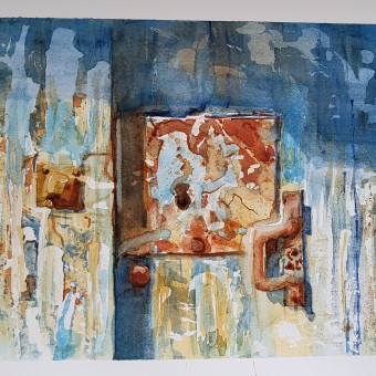 Mein Abschlussprojekt für den Kurs: Aquarell Textur-Meisterkurs. Fine Arts, Painting, and Watercolor Painting project by steffhar - 04.28.2024