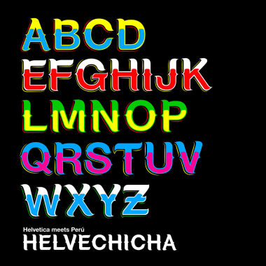 HelveChicha, una tipografía que puede viajar 