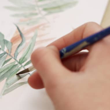 Watercolor Tutorial: How to Paint with Watercolor Brushes and Pencils