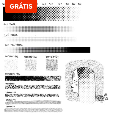 Download grátis: pack de pincéis do Procreate para suas ilustrações digitais