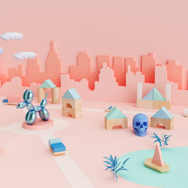 Proyectos Domestika: la ilustración 3D de Ana Porta