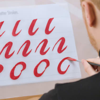 Lettering Tutorial: The Basics of Beginning with a Brush