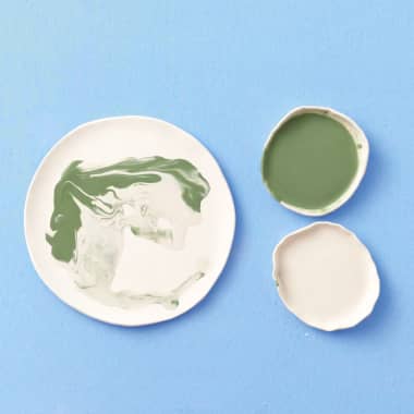 Fill Your Ceramics With Color With This Simple Marbling Technique