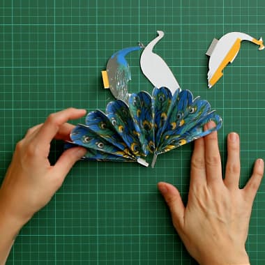 Learn how to create a page of a pop-up book with Silvia Hijano Coullaut