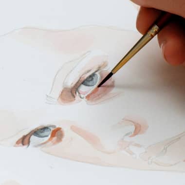 Watercolor Tutorial: How To Paint Eyes Step By Step
