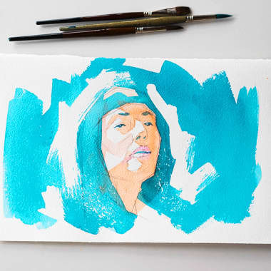 Learn to Use Masking Fluid with Watercolor Paints
