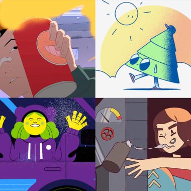 5 animações em loop inspiradoras