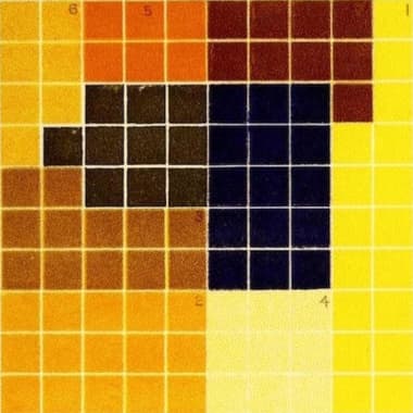 Aprenda a analisar paletas de cores com este livro de 1902